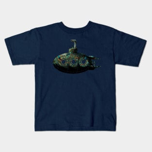 Trippy Psychedelic Submarine Kids T-Shirt